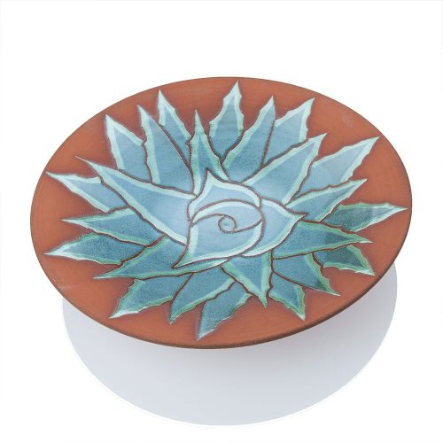 Agave Bowl Red Stoneware 16 INCH