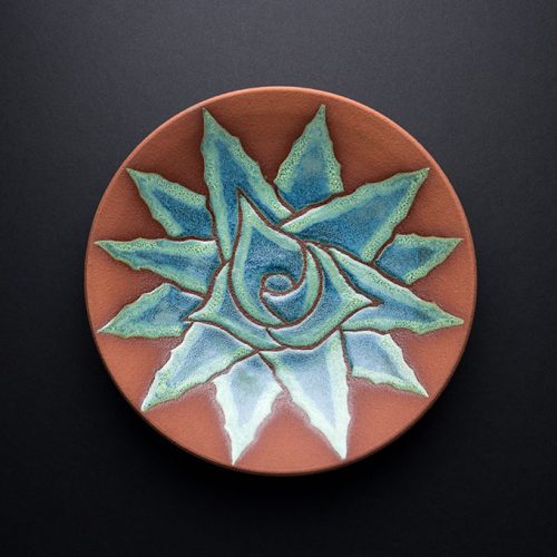Agave Bowl Red Stoneware SM
