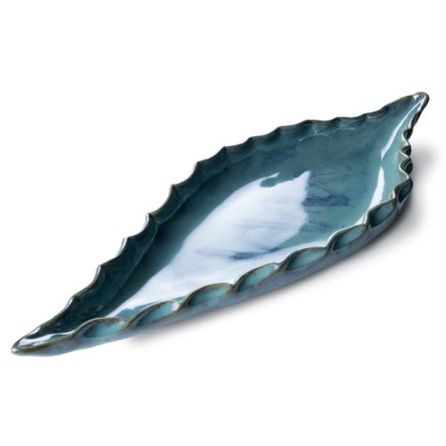 Agave Leaf Dish Turquoise Large