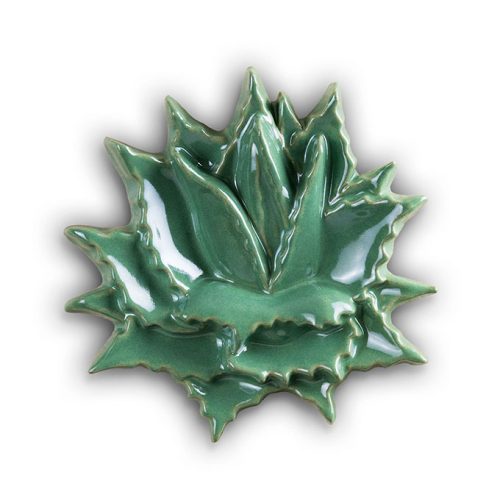 Agave Rosette Tile Small Green