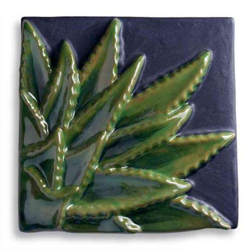 Agave Tile Medium Black