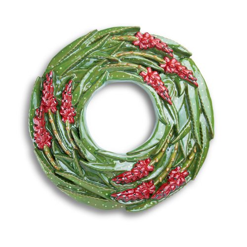 Blooming Aloe Wreath