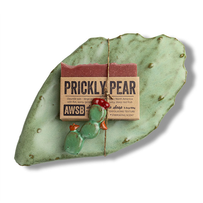 Prickly Pear Dish and Soap Set